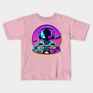 DJ alien Kids T-Shirt